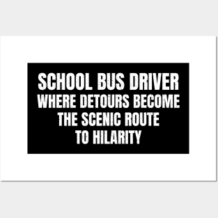 School Bus Driver Posters and Art